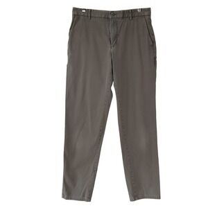 Everlane Uniform Charcoal Gray Straight Fit Chino 31x32 Button Zip Fly Mid Rise